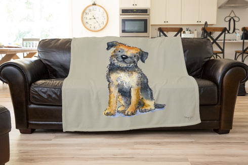 Border Terrier Throw